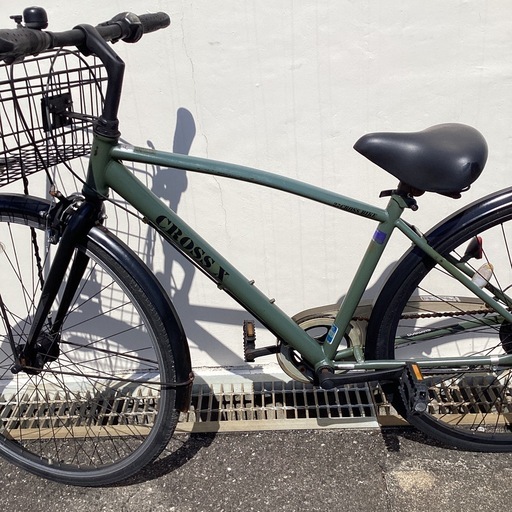 ?店頭在庫50台?春日市?27インチ自転車? CROSS X?ギア付き?オートライト付き?HI 22B06410?No299