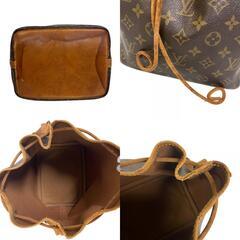 ルイヴィトン LOUIS VUITTON ショルダーバッグ モノグラム プチノエ 巾着 M42226 ブラウンの画像
