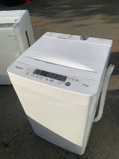 ♦Hisense 全自動電気洗濯機【2021年製】HW-K55E