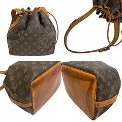 ルイヴィトン LOUIS VUITTON ショルダーバッグ モノグラム プチノエ 巾着 M42226 ブラウンの画像