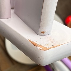 木製ハイチェアの画像