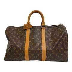 ルイヴィトン LOUIS VUITTON ボストンバッグ モノグラム キーポル45 ブラウンの画像