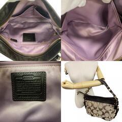 コーチ COACH ハンドバッグ シグネチャー 12657 ブラウンの画像