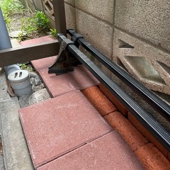 軽バンに付けていたベースキャリアの画像