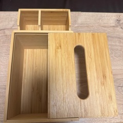 【セット】テーブル＋ティッシュケースの画像