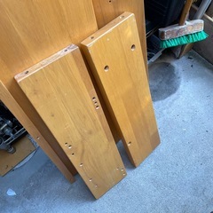 木材　ベッドのパーツさしあげます。。の画像