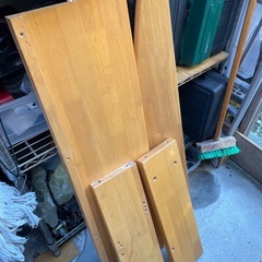 木材　ベッドのパーツさしあげます。。の画像