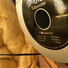 日本製　Nakamichi 2機搭載サーブウーファーの画像