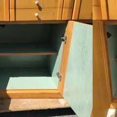 JM20313Y　収納棚/キャビネット ・外寸 　幅：約118cm 高さ：約75.5cm 奥行：約41.5cm中古品【取りに来られる方限定】の画像