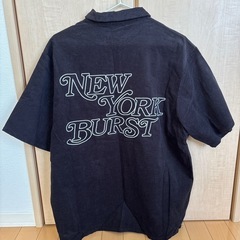 【NEW YORK BURST】半袖ポロシャツ・M・メンズ・綿100%の画像