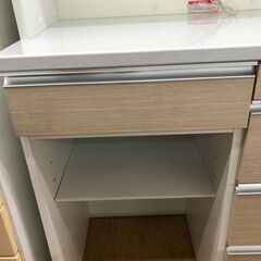 ★リユースのサカイ幸手店★SJ10663★ジモティ割あり★ 髙橋木工 レンジボード  W141×D51×H206 クリーニング済み の画像