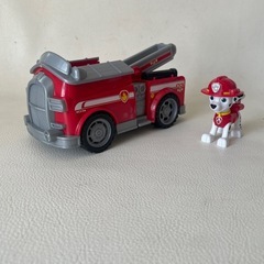 パウ・パトロール ベーシックビークル  フィギュア付き ケント マーシャル チェイス ラブル ロッキー スカイ ズーマ 7点セット 中古品  の画像