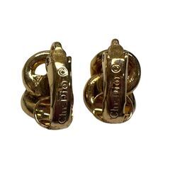 【美品】Dior ディオール ヴィンテージ イヤリング ゴールド系の画像