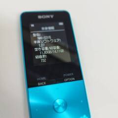 【良品】SONY ウォークマン NW-S315/16GB/ブルーの画像