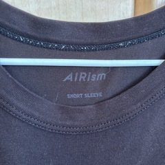 【UNIQLO/AIRism】半袖Tシャツ・Mの画像