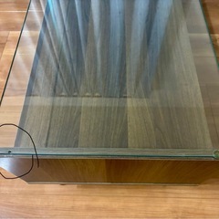 ガラス　ローテーブルの画像
