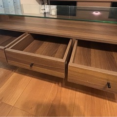 ガラス　ローテーブルの画像