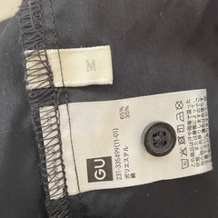 GU シャツ　チュニック　ミニワンピースの画像