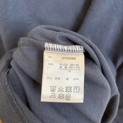 長袖Tシャツ・M・綿100%の画像