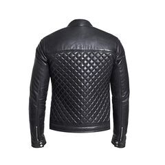 羊革 キルティングライダージャケット男性 Men Sheep Leather Quilted Jacketの画像