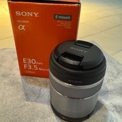 SONY E 30mm F3.5 Macro SEL30M35の画像