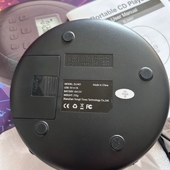 定価5000円🉐美品✨使用期間1ヶ月✨ポータブルCDプレイヤーの画像