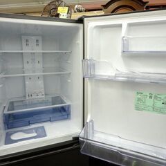 西岡店 美品! 冷蔵庫 272L 3ドア 2022年製 三菱 MR-CX27H-H マットチャコール 200Lクラス MITSUBISHI ブラック系の画像