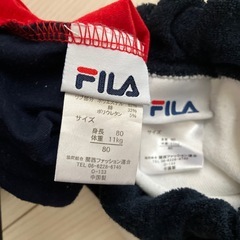 80 FILA セット価格の画像