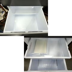 西岡店 美品! 冷蔵庫 272L 3ドア 2022年製 三菱 MR-CX27H-H マットチャコール 200Lクラス MITSUBISHI ブラック系の画像