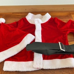 クリスマス　サンタクロース衣装　90サイズの画像