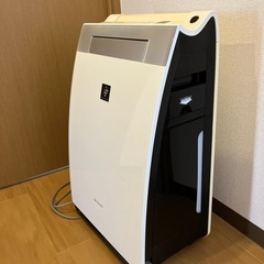 加湿空気清浄機　SHARP　プラズマクラスター　KI-EX55-Wの画像