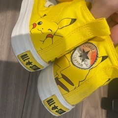 コンバース　16cm ポケモン　ピカチュウの画像