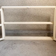 中古◆カントリー家具◆窓風インテリアラック◆フェイク窓◆の画像
