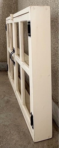 中古◆カントリー家具◆窓風インテリアラック◆フェイク窓◆