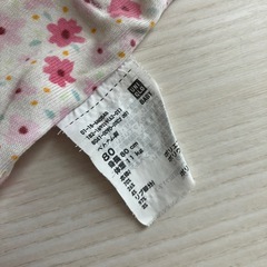 80 UNIQLO 花柄パジャマの画像