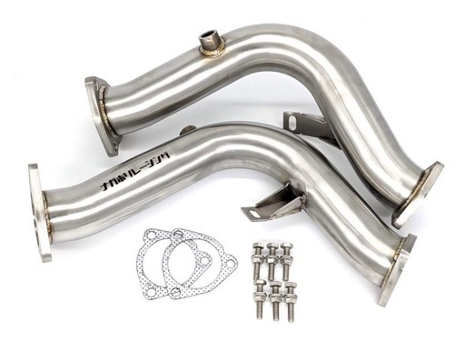 ナガホリレーシング製アウディA8ダウンパイプ