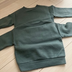80 裏起毛トレーナー　2点の画像