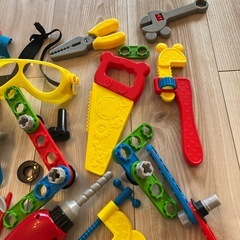 ディズニー　ミッキー大工セット知育おもちゃの画像