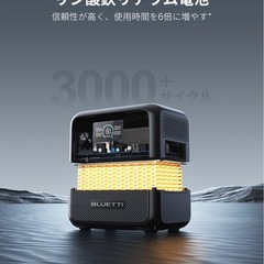 ポータブル電源　1000w 768whの画像
