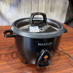 美品 MAXZEN マクスゼン 炊飯器 3合 MRC-TX301-BKの画像