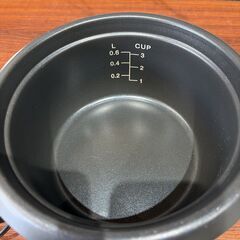 美品 MAXZEN マクスゼン 炊飯器 3合 MRC-TX301-BKの画像