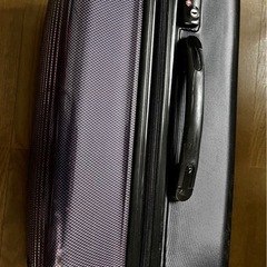 スーツケース　パープル　ブラック　黒　旅行の画像