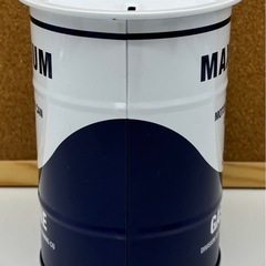 中古◆ドラム缶型の貯金箱◆MAXIMUM◆モーターオイルドラム缶の画像