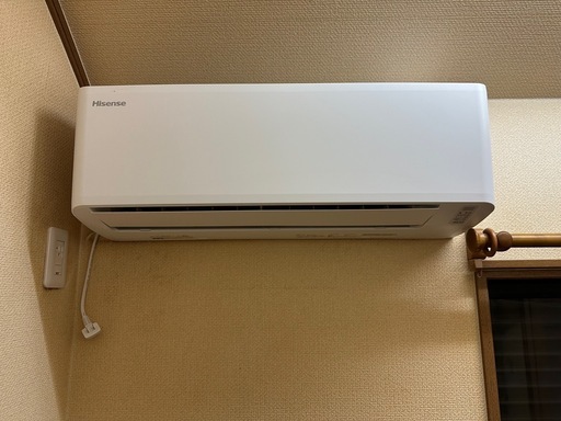 美品　2023年モデル　ハイセンス　ルームエアコン