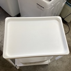 万代店 ランドリーラック　２段　ホワイトの画像