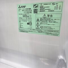 J2110【リユースのサカイ柏店】三菱　MITSUBISHI　２ドア冷蔵庫 MR-P15E-B1　2020年製　クリーニング済み 参考価格 49,800円の画像