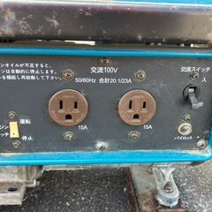 【SFU】SUZUKI SV2300H エンジン発電機【不動品】の画像