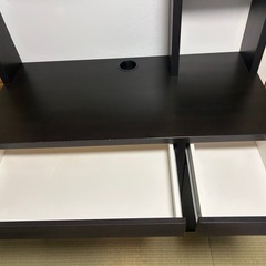 美品　IKEA MICKE イケアミッケブラックの画像