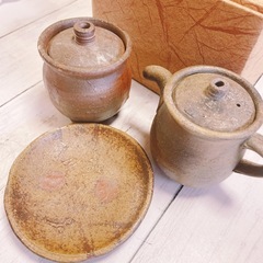 未使用　備前焼　江戸切子　津軽　お皿　工芸品　まとめの画像