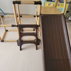 滑り台付き折り畳みジャングルジムの画像